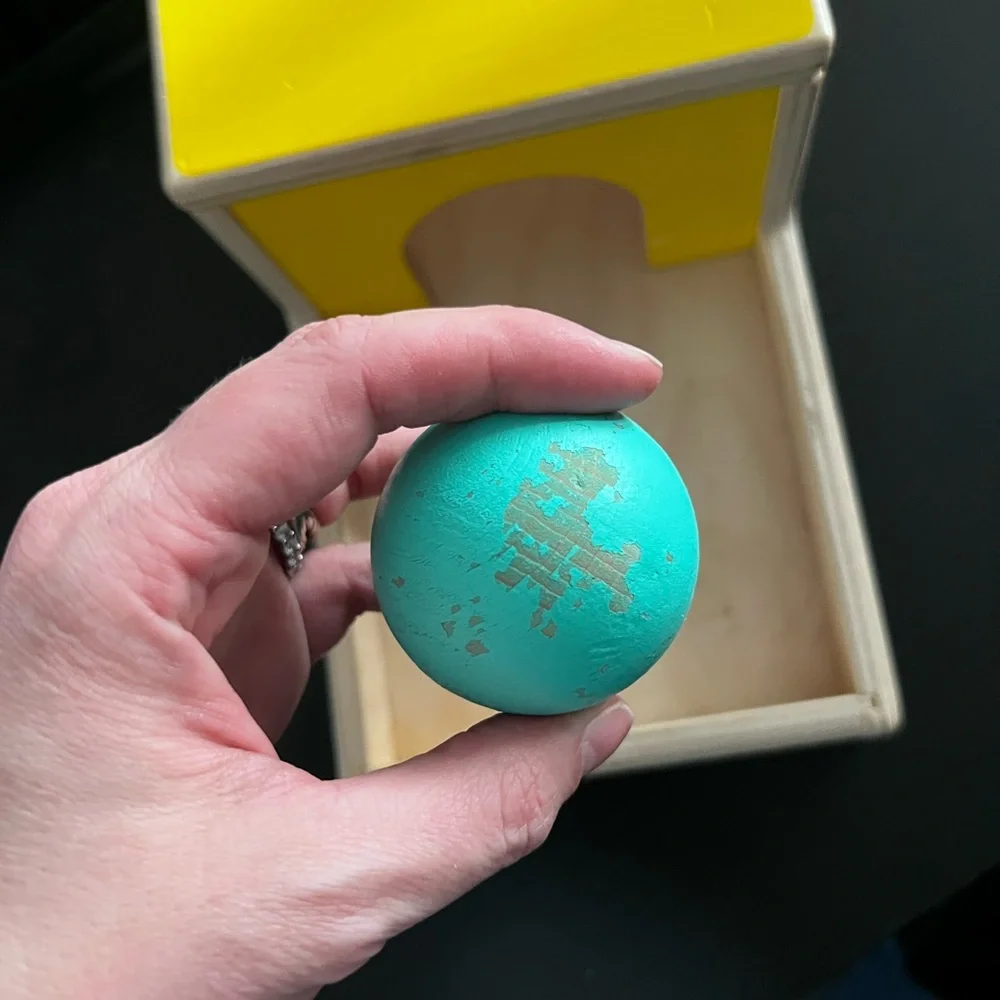 Lovevery Ball Drop Box from Inspector 7-8 Month Play Kit